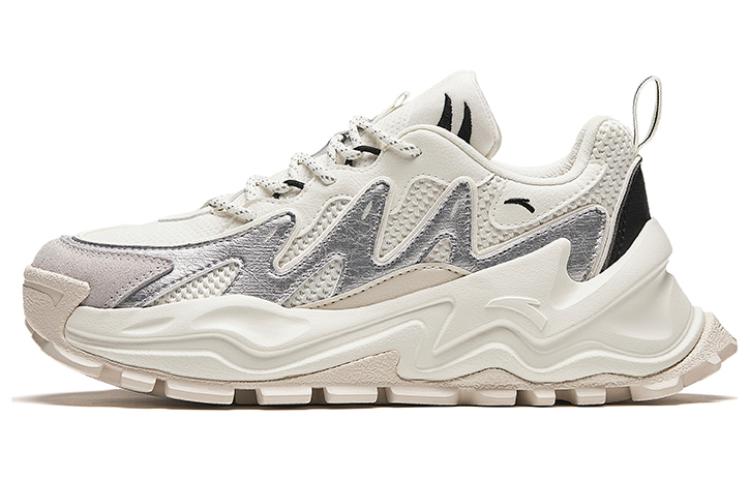 Anta Hot Cushioned Slip-Resistant Low-Top Casual Shoes Unisex White