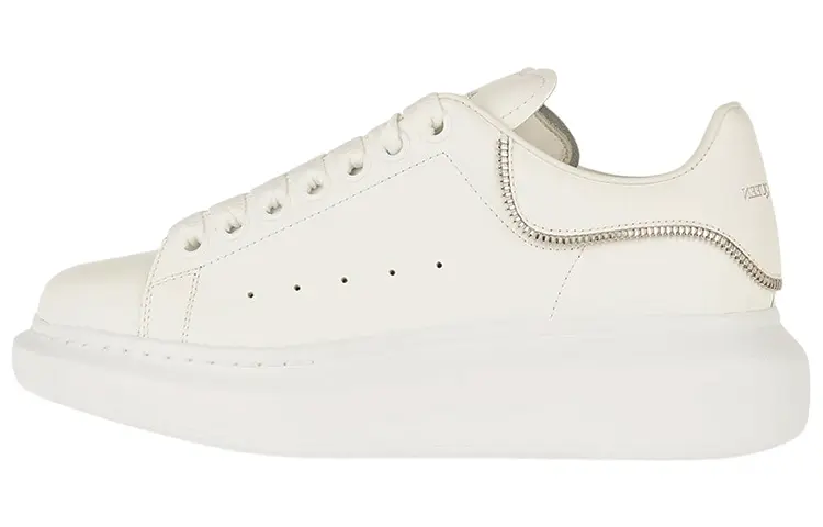 Alexander McQueen Low top Stylish Skateboarding Shoes Women's White