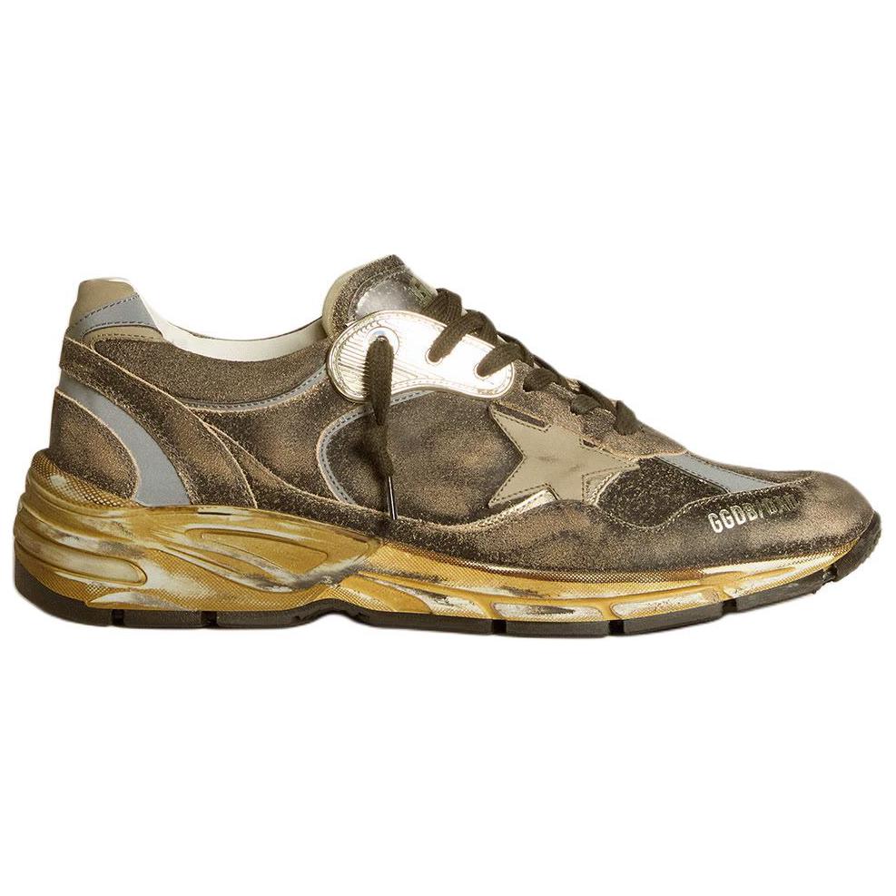 Golden Goose Dad Star Low Top Casual Shoes Men's Umber