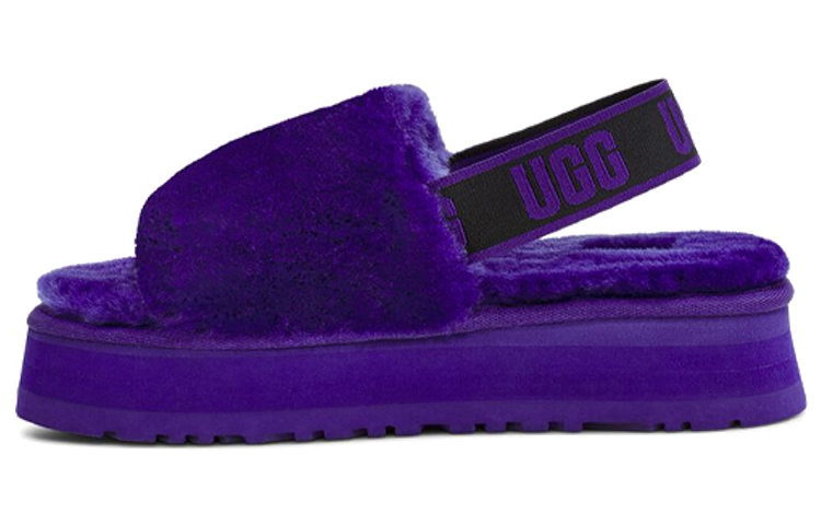 UGG DISCO Slide Stylish Sandals Women's Violet