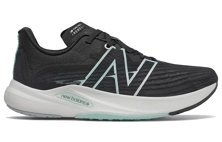 New Balance FuelCell Rebel V2 Black White Mint Women's
