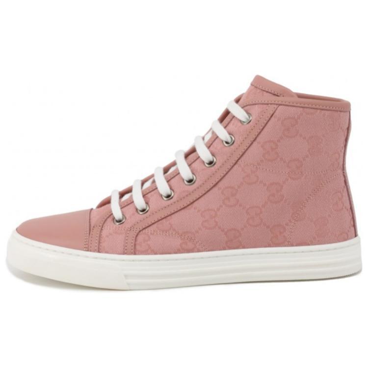 GUCCI Women's Gg High 'Logo Print Soft Pink' Women's