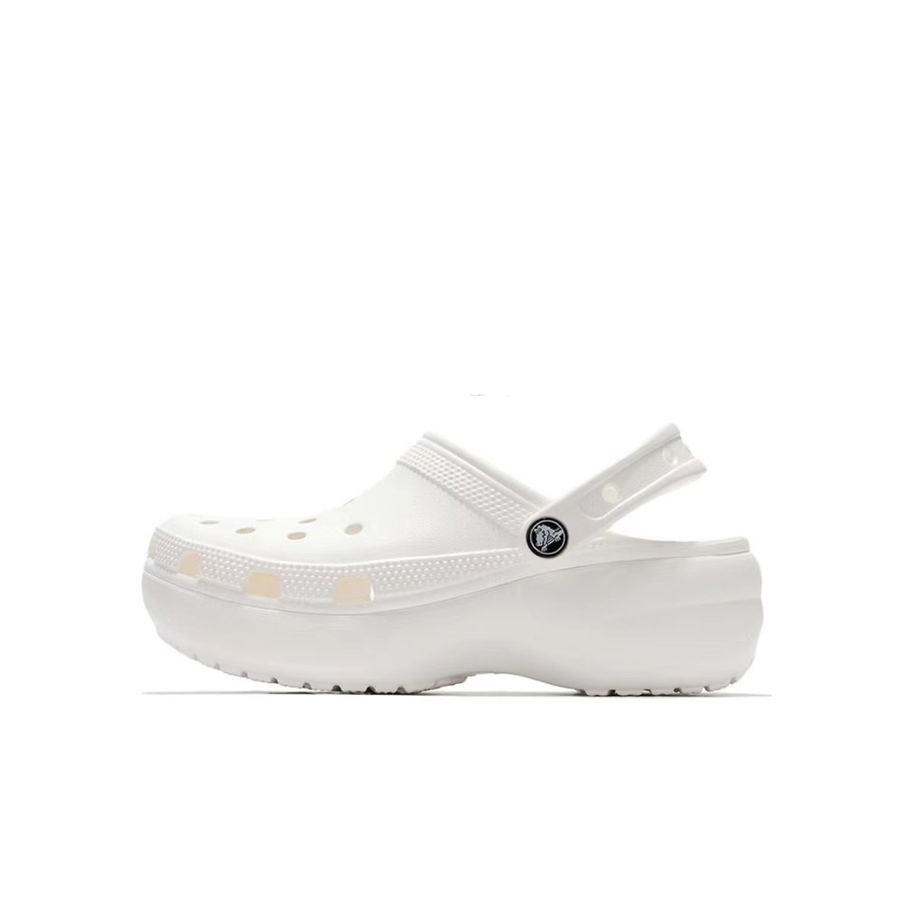 Crocs Classic Clog Thousand Gold Size Sister MH Plan Clogs Women's White