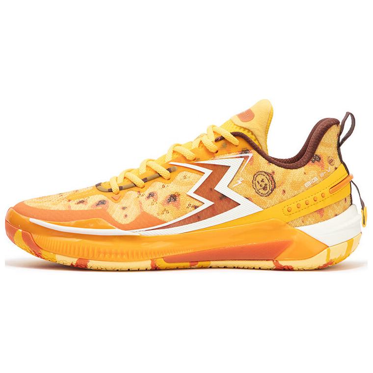 361° BIG3 5.0 Quick Anti-Slip Wear-Resistant Breathable Coverage Support Low-Top Basketball Shoes Unisex Orange