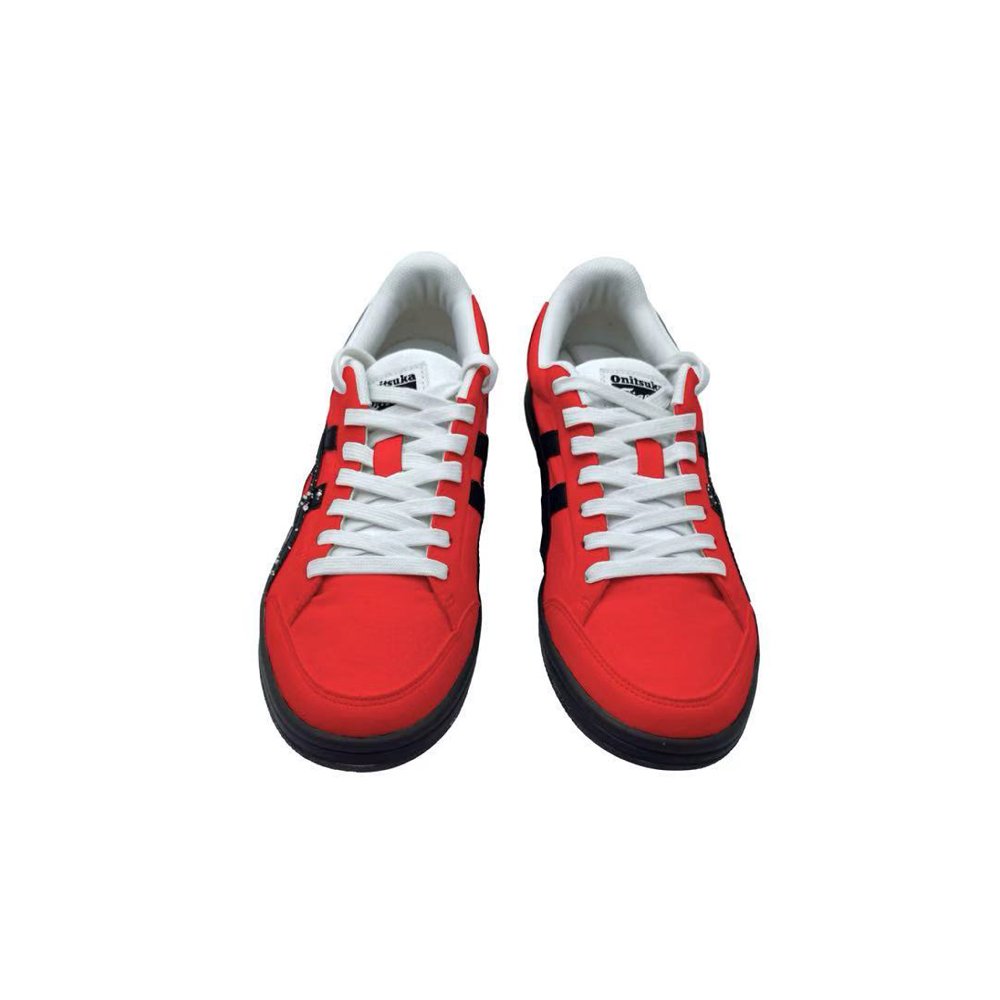 Onitsuka Tiger Advanti Rose Entwined FL Player Wear resistant And Lightweight Low Top Skateboard Shoes Unisex Red
