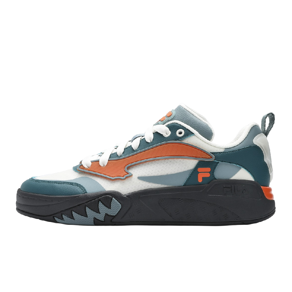 FILA FUSION DESPERADO LOW Slip-Resistant Low-Top Vintage Basketball Shoes Men's White Green