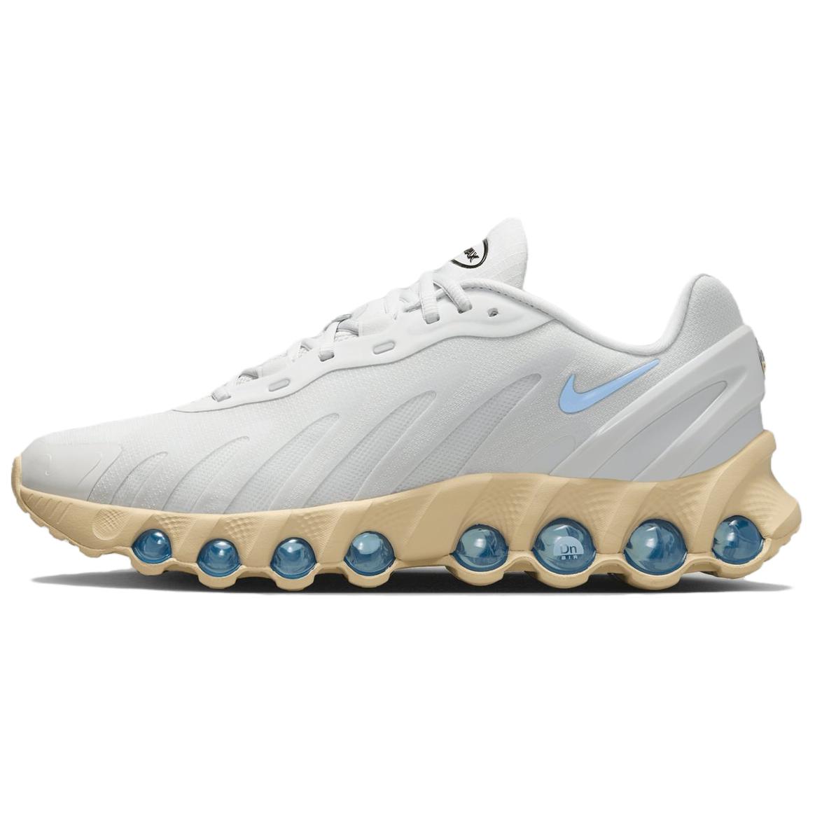 Nike Air Max Dn8 Cushioning, Abrasion Resistant, Breathable, Lightweight Low Top Running Shoes Men's White