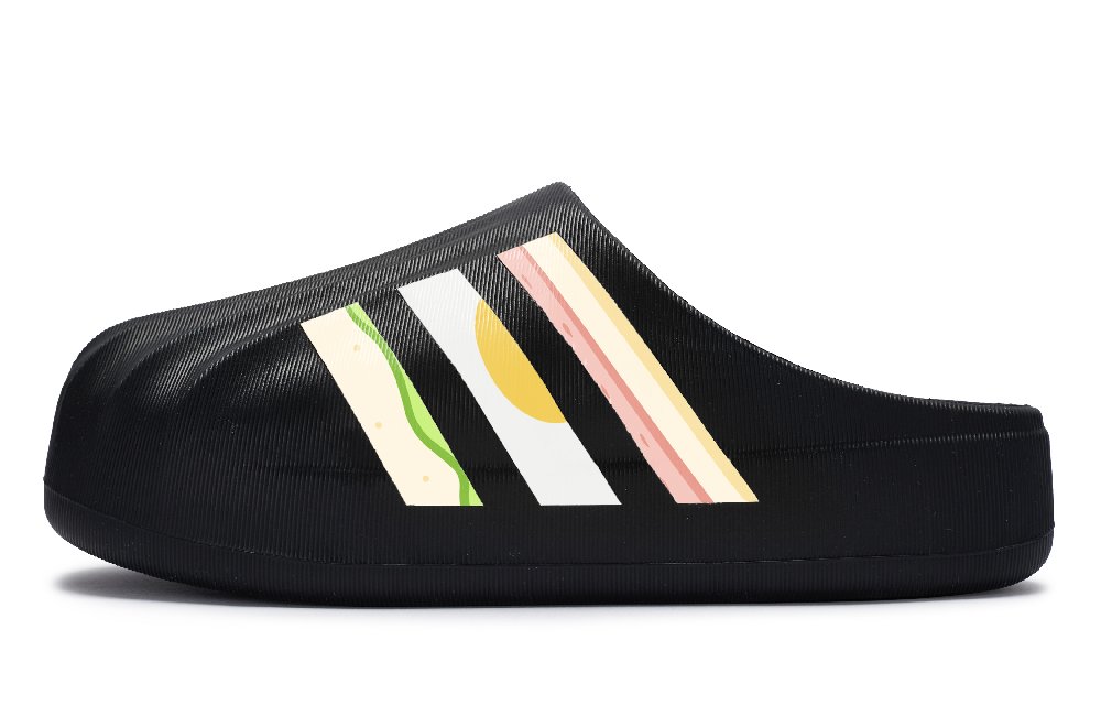 Adidas Originals AdiFOM Superstar Wrap-toe Slippers Unisex Black White