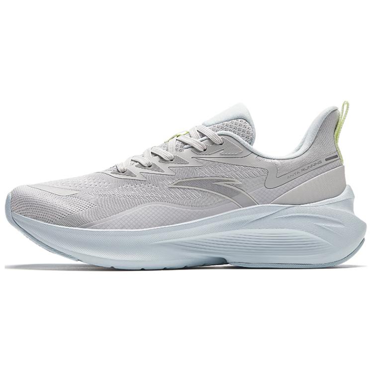 Anta Anti Slip Wear Resistant Low Top Running Shoes Women's Gray Blue