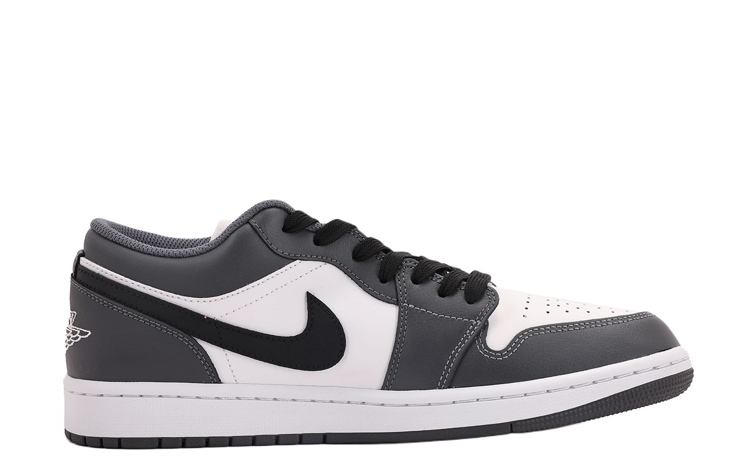 Jordan Air Jordan 1 Abrasion Resistant Coverage Low top Vintage Basketball Shoes Unisex Black Gray купить в интернет-магазине Yoocart с быстрой доставкой по России.