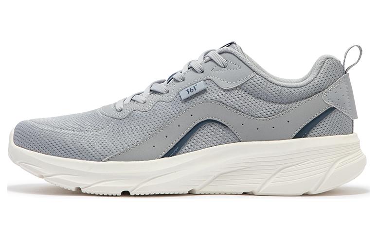 361° Cushioned Slip-Resistant Low-Top Running Shoes Men's Gray White