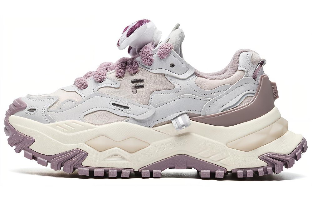 FILA FUSION Bianco Fashion Sneakers 'White Purple' Women's