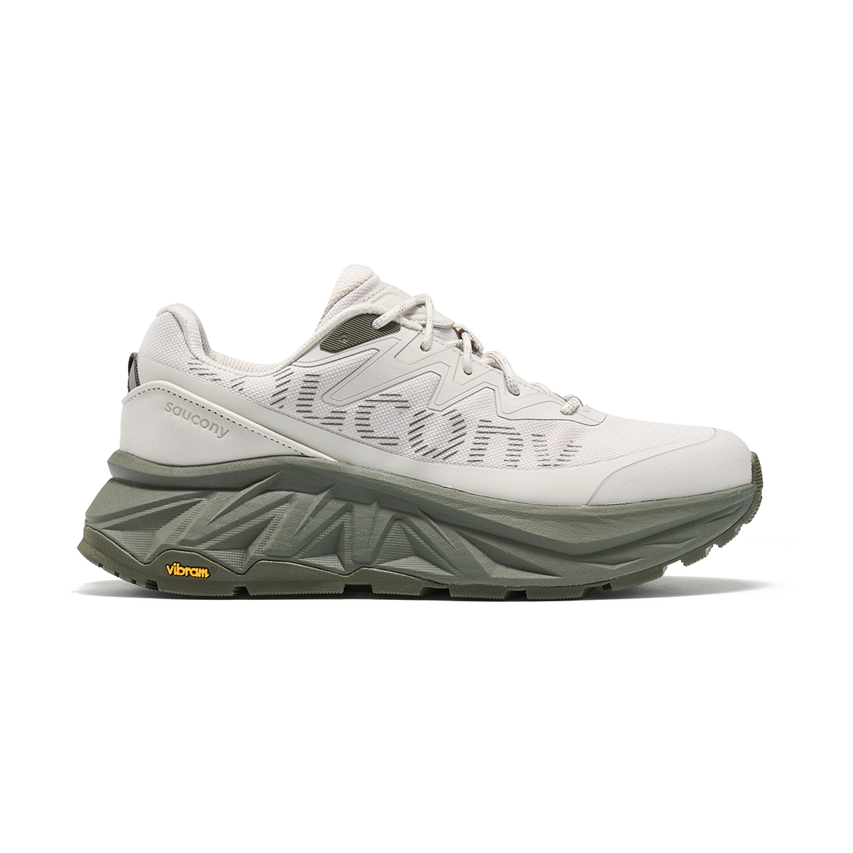 Saucony TRIGON ULTRA Speed Waterproof Rebound Mid top Running Shoes Unisex Gray