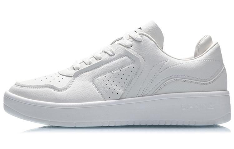 LiNing Street Player Coverage Thermal Slip Resistant Low Top Skateboard Shoes Men's White