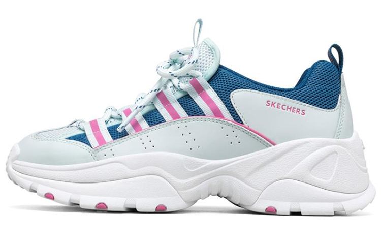 Skechers Kozmiks Low Top Chunky Sneakers Women's Pink Blue