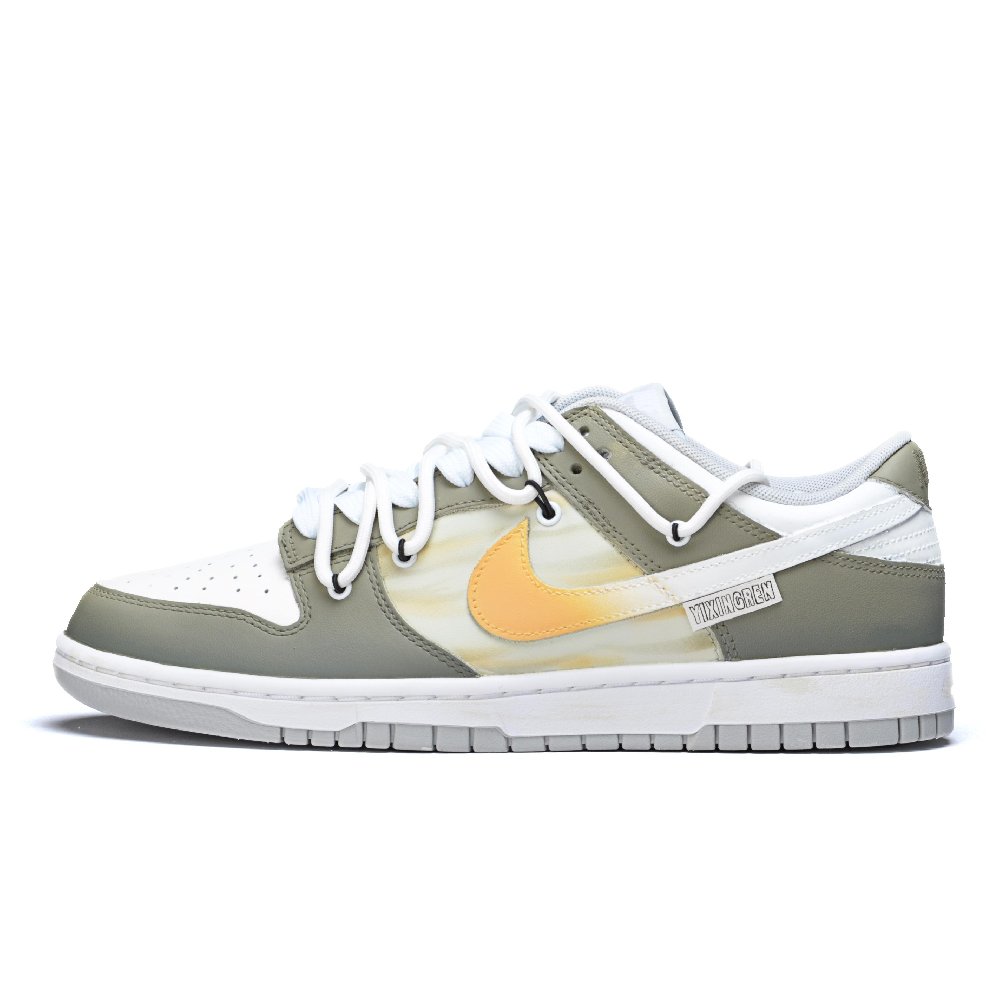 Nike Dunk Anti-Slip And Wear-Resistant Lightweight Low-Top Skateboard Shoes Men's Olive