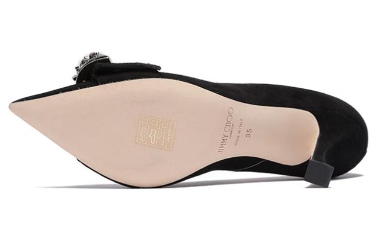 Jimmy Choo Melva Slim Heel High Heels 9cm Women's Black