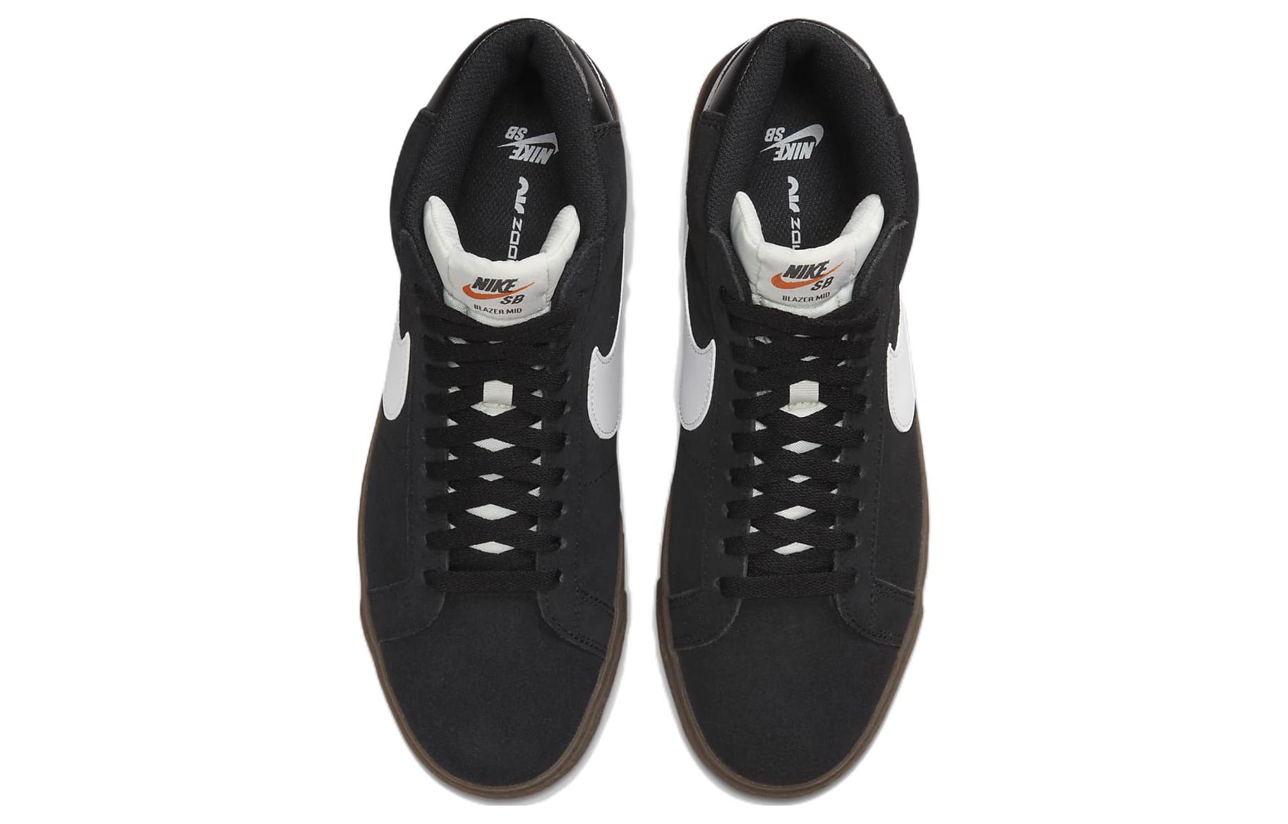 Nike Sb Zoom Blazer Mid Black White Dark Gum купить в интернет-магазине Yoocart с быстрой доставкой по России.
