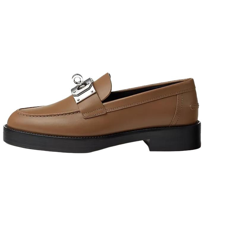 HERMES Loafers Women's Brown