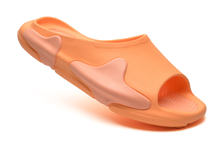 EQLZ EQUALIZER OASIS Quiet Slide Slippers Unisex Peach Orange