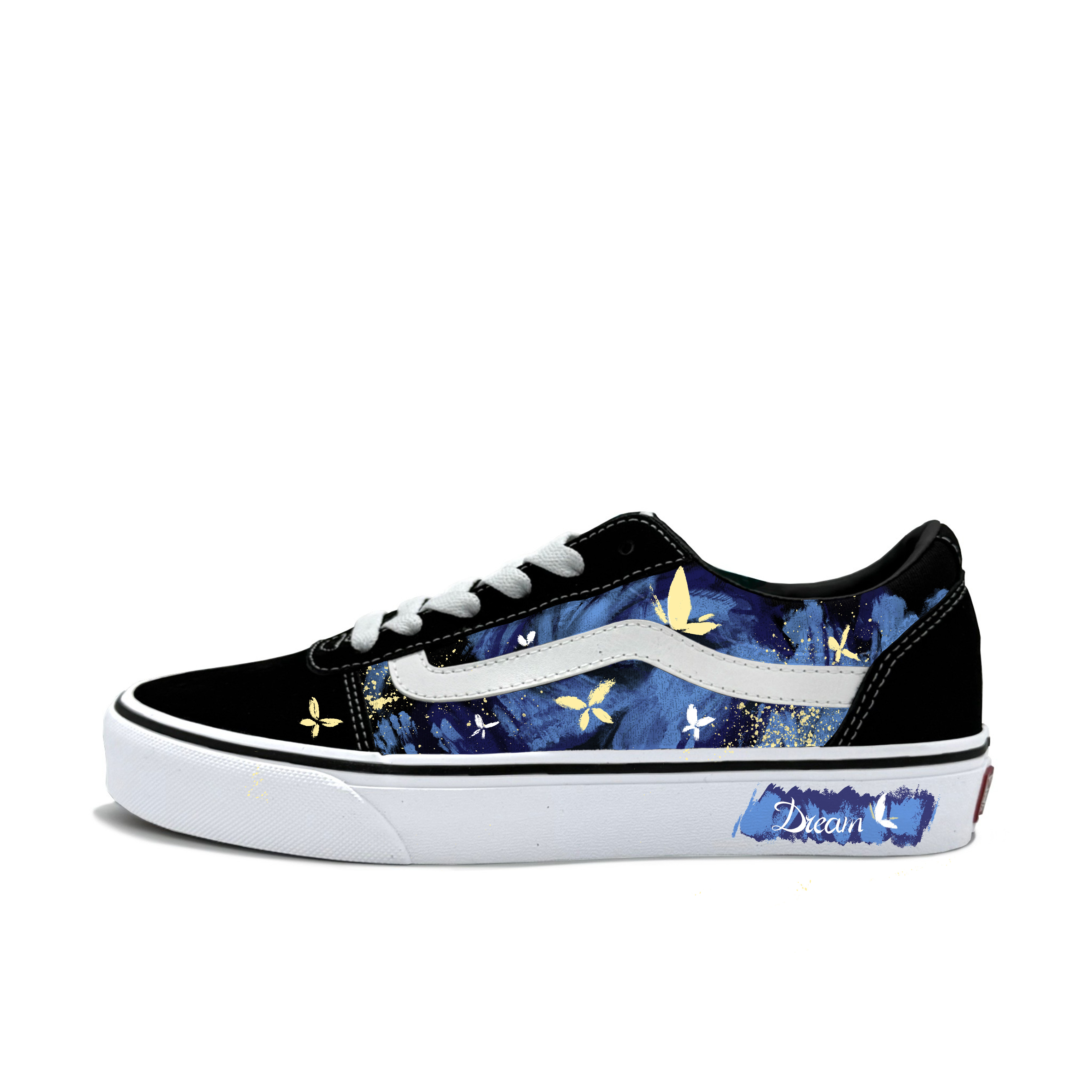 Vans Ward Low Top Skateboard Shoes Women's Black Blue купить в интернет-магазине Yoocart с быстрой доставкой по России.