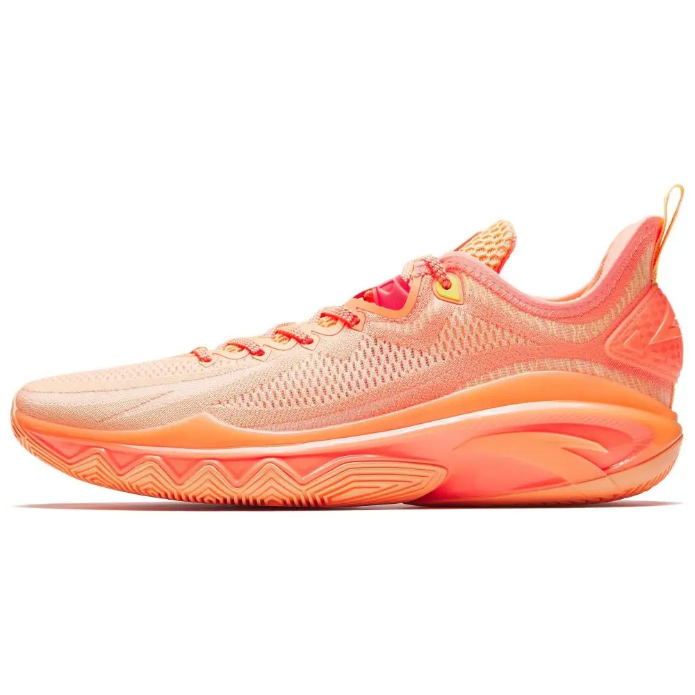 Anta Swagger 2 Cushioning, Abrasion Resistant, And Resilient Properties Low top Basketball Shoes Men's Orange Red