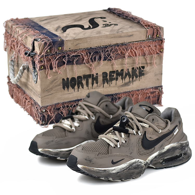 Nike Air Max Fusion Anti-Slip Wear-Resistant Low-Top Casual Running Shoes Women's Mocha