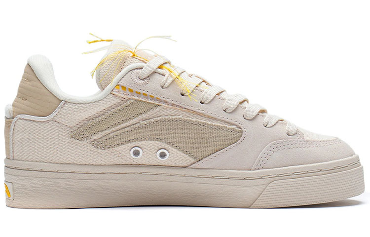 LiNing Wave 180 Low Anti-Slip Wear-Resistant Low-Top Skateboard Shoes Women's Swan White купить в интернет-магазине Yoocart с быстрой доставкой по России.