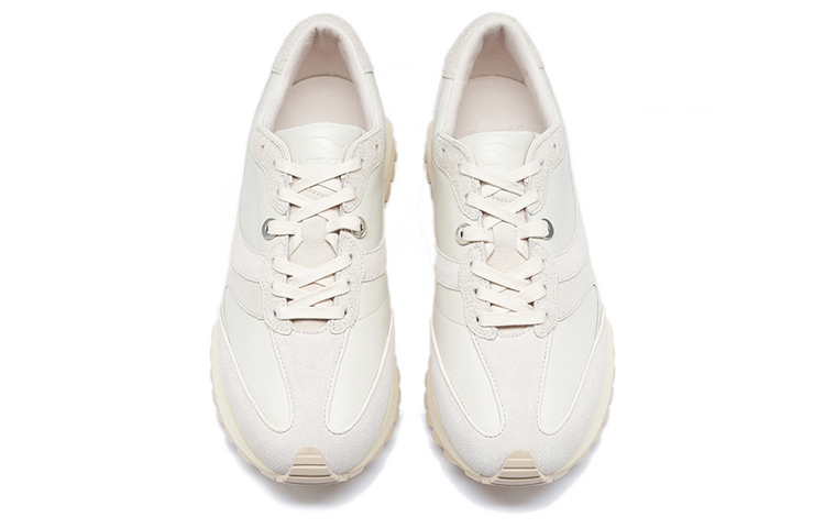 LI-NING 1990 Zhengrong Slip-Resistant Low-Top Sports Casual Shoes Men's Pearl White