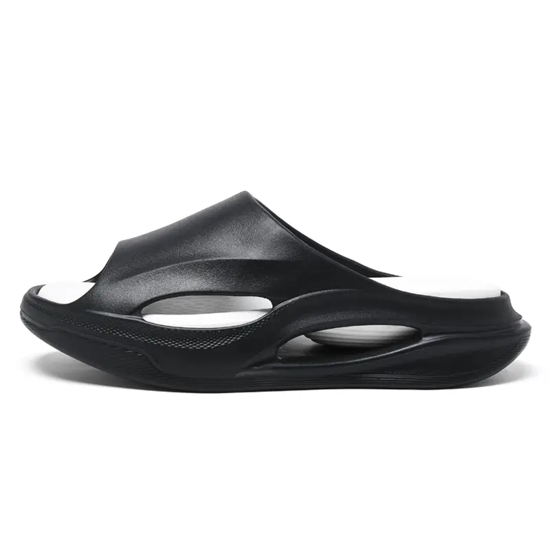 Jeep EVA Slide Slippers Men's Black White