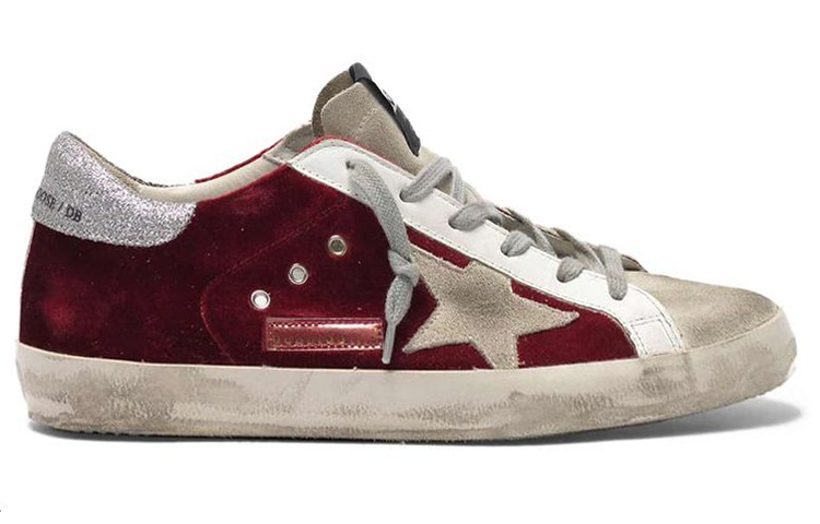 Golden Goose Super Star Stylish Skateboarding Shoes Women's White Red Silver купить в интернет-магазине Yoocart с быстрой доставкой по России.