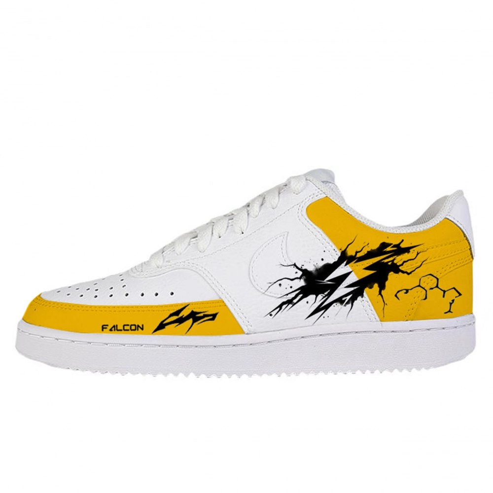 Nike Court Vision 1 Abrasion Resistant Low top Skateboard Shoes Unisex White