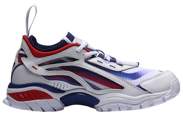 LiNing Aurora Skyline Non slip Lightweight Low Top Casual Shoes Women's White Blue Red