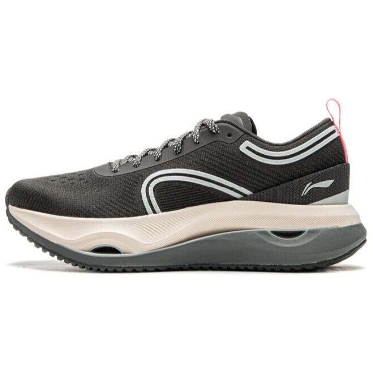 LiNing Wear-Resistant Slip-Resistant Low-Top Casual Running Shoes Women's Black