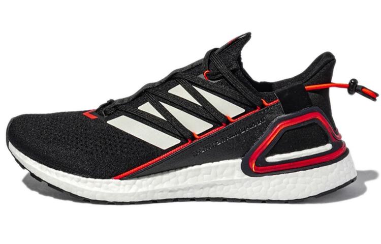 Adidas ULT Anti-Slip Wear-Resistant Low-Top Casual Running Shoes Unisex Black White Red