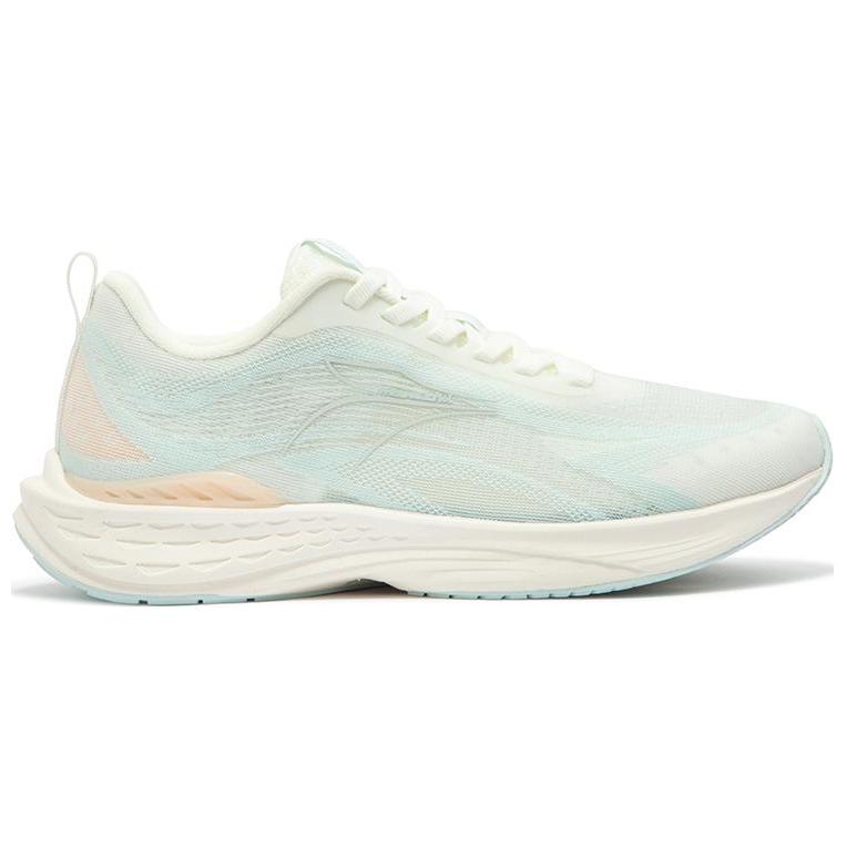 361° Cushioning, Wear Resistant Low Top Running Shoes Women's White Blue Orange