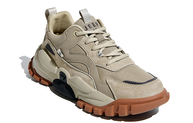 JEEP SPIRIT Abrasion Resistant, Breathable Coverage, Impact Resistant, Height Increasing Low Top Outdoor Shoes Men's