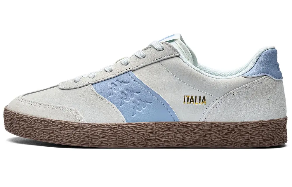 Kappa Urban Sports Back to Back Anti Slip Wear Resistant Low Top Skateboard Shoes Unisex Malt Beige Brown