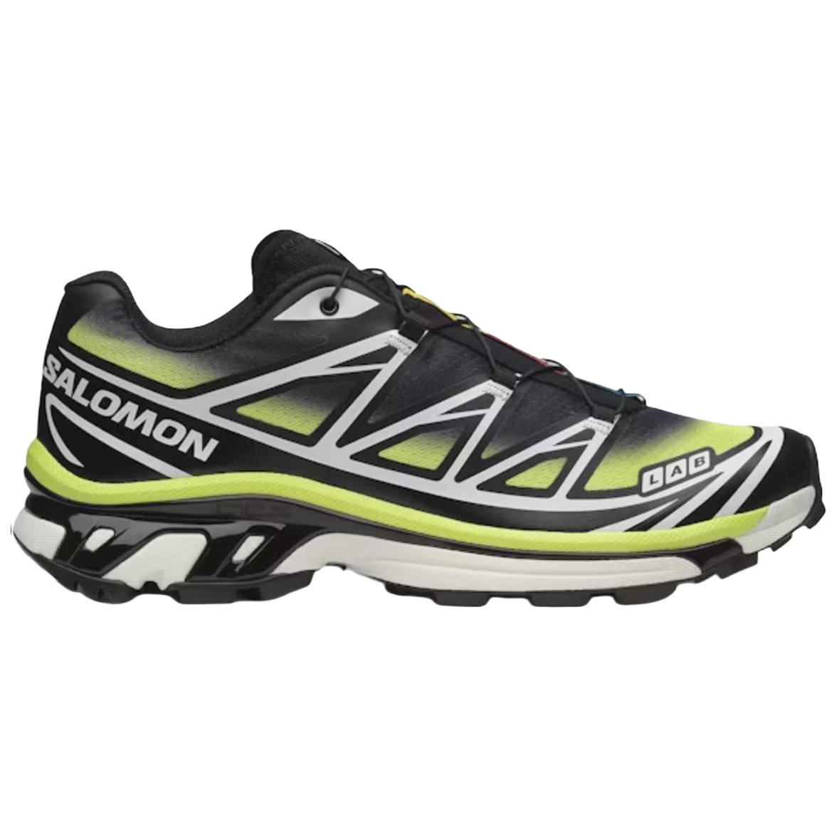 SALOMON XT 6 Trail Running City Commute Casual Running Shoes Unisex Black Yellow