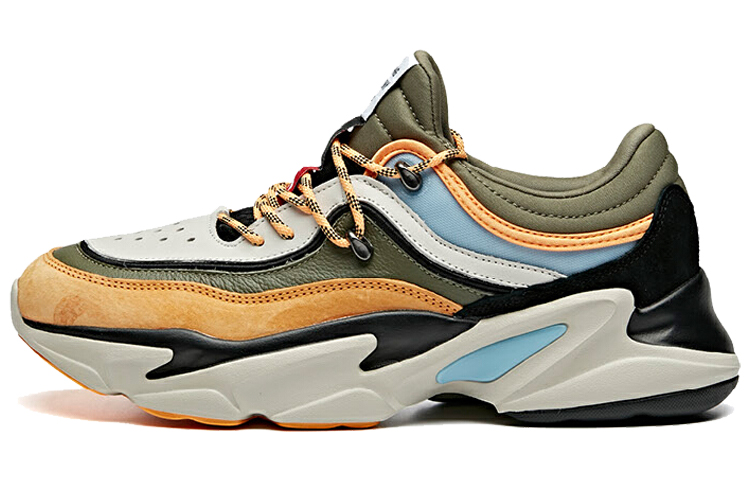 ANTA Casual Shoes Men's Low top Blue Gray Orange