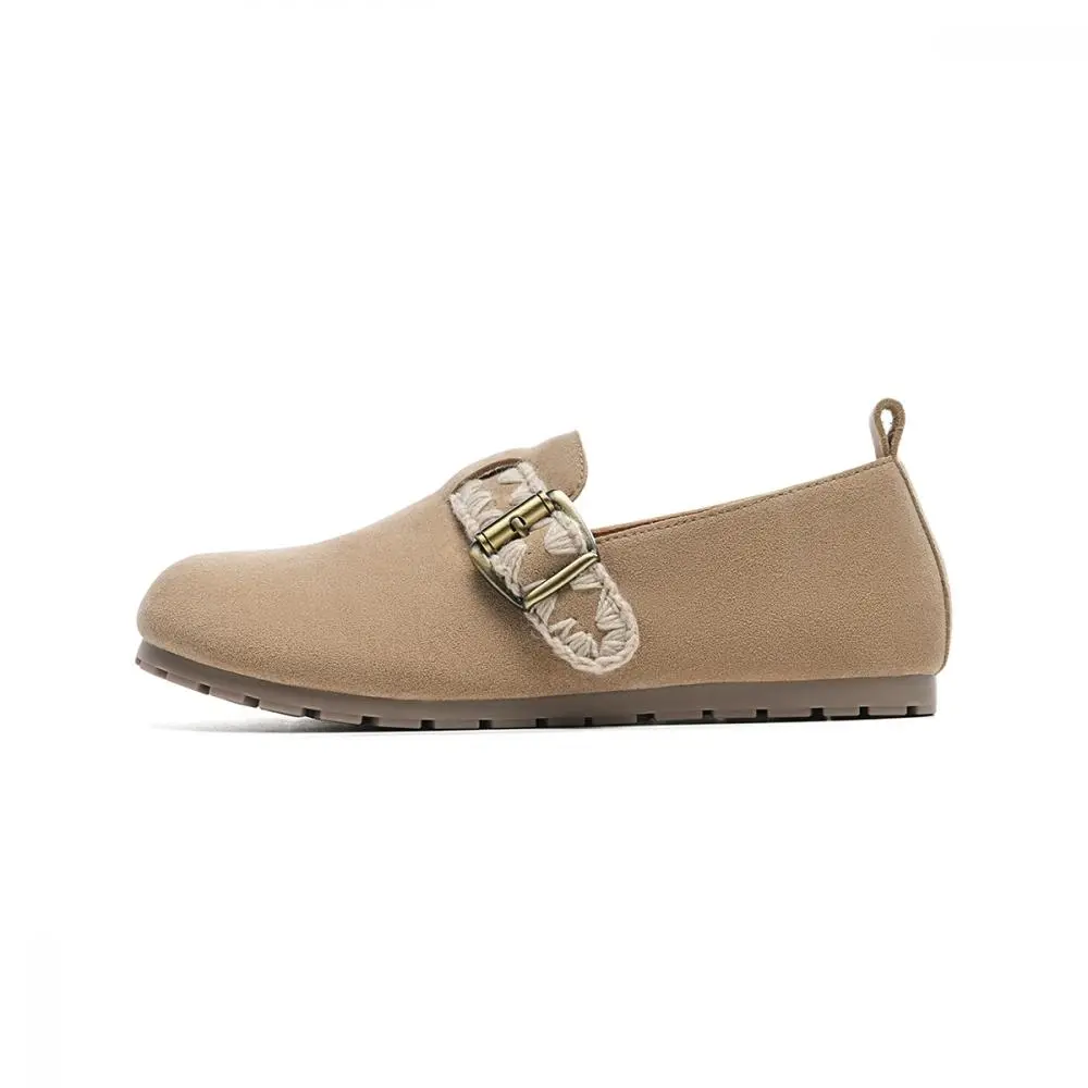 EBLAN Casual Single Shoes Women's Apricot