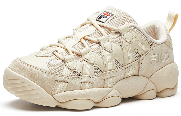 FILA Spaghetti Low Top Vintage Basketball Shoes Women's Oat