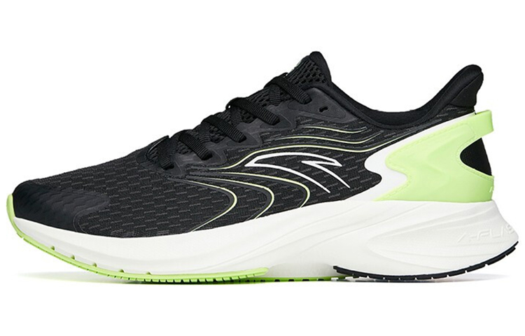 Anta Antelope Run 2 Wear resistant And Lightweight Low Top Running Shoes Men's Black Gray Green