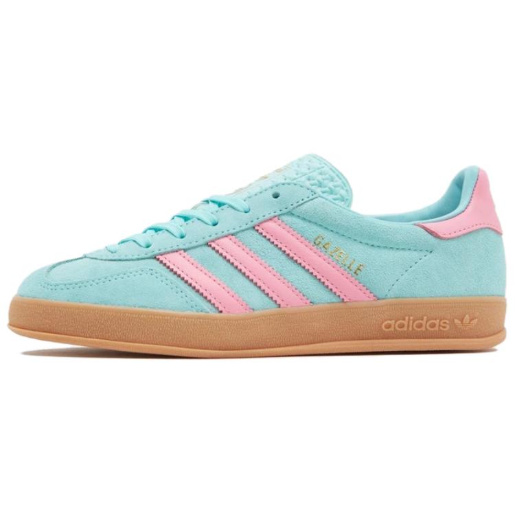 Adidas Originals GAZELLE Non-slip Lightweight Low-Top Skateboard Shoes Women's Blue