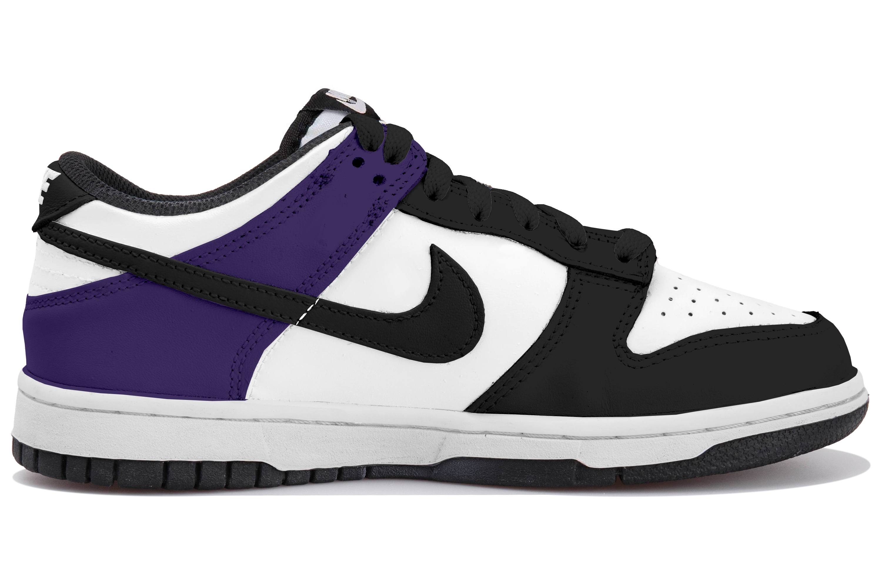 Nike Dunk Low Top Skateboard Shoes Unisex Black Purple купить в интернет-магазине Yoocart с быстрой доставкой по России.