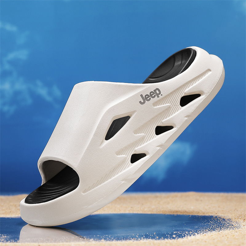 Jeep EVA Cushioning Slide Slippers Unisex купить в интернет-магазине Yoocart с быстрой доставкой по России.
