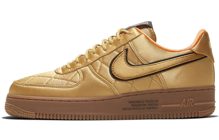Nike Air Force 1 Low Quilted Satin Pack Wheat