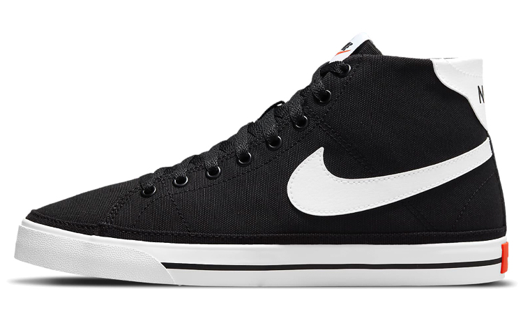 Nike Court Legacy Canvas Mid 'Black White Orange' Women's