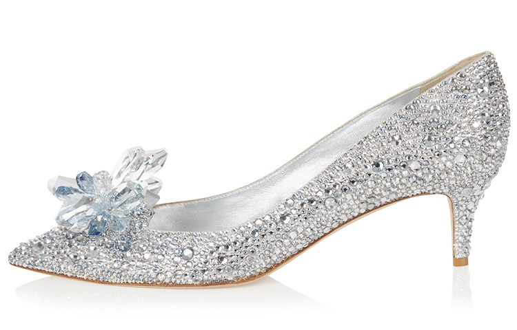 Jimmy Choo Allure Slim Heel High Heels 5cm Women's Silver White