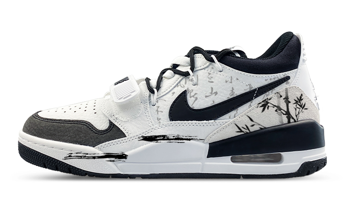 Jordan Legacy 312 Low Top Vintage Basketball Shoes Men's Black White купить в интернет-магазине Yoocart с быстрой доставкой по России.